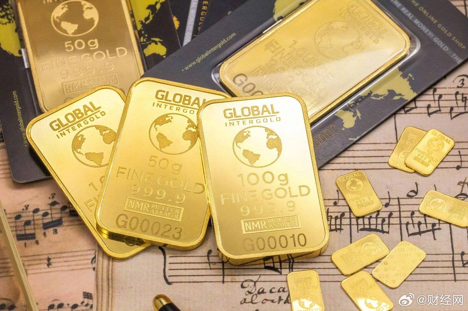 金价下跌，COMEX黄金期货大跌1.76%